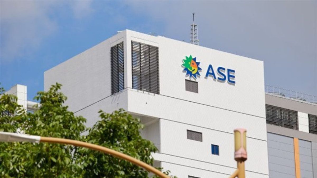 ASE semiconductor advanced packaging facility supporting AI chip production